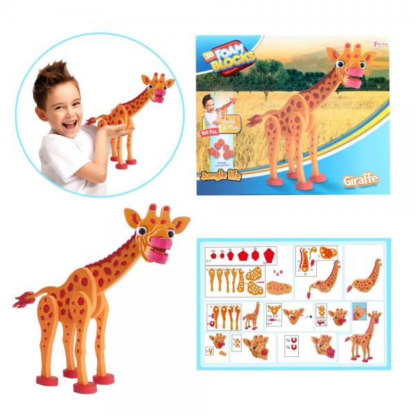 3D Puzzle Bauschaum - Giraffe