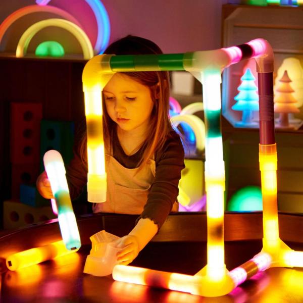 Verbinder für leuchtende Zylinder