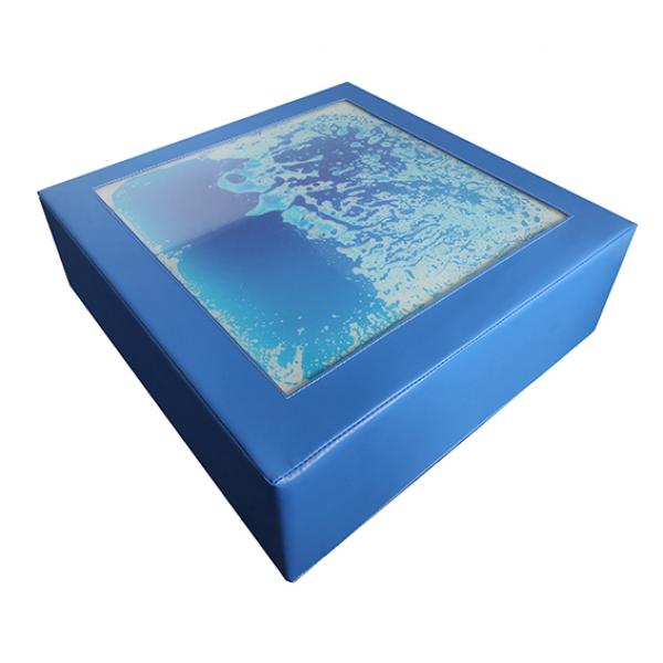 Gelfliese in sensorischem Block - Blau