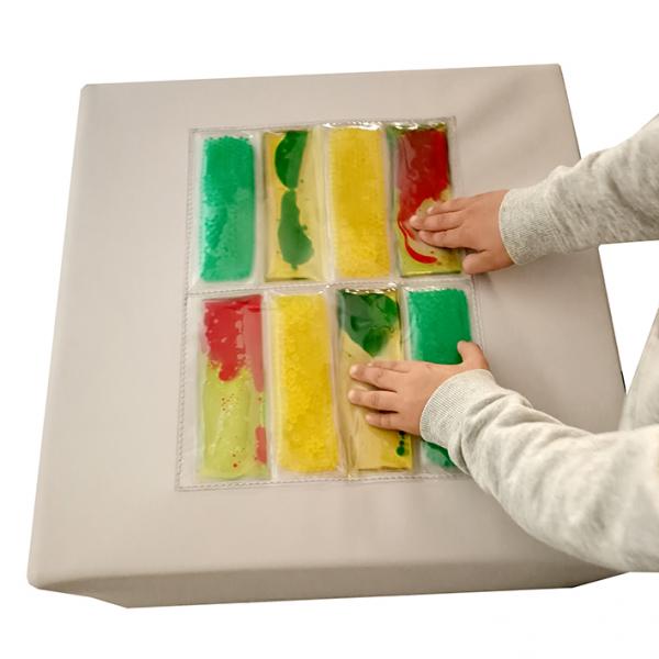Gelfliese in sensorischem Block - Multicolored