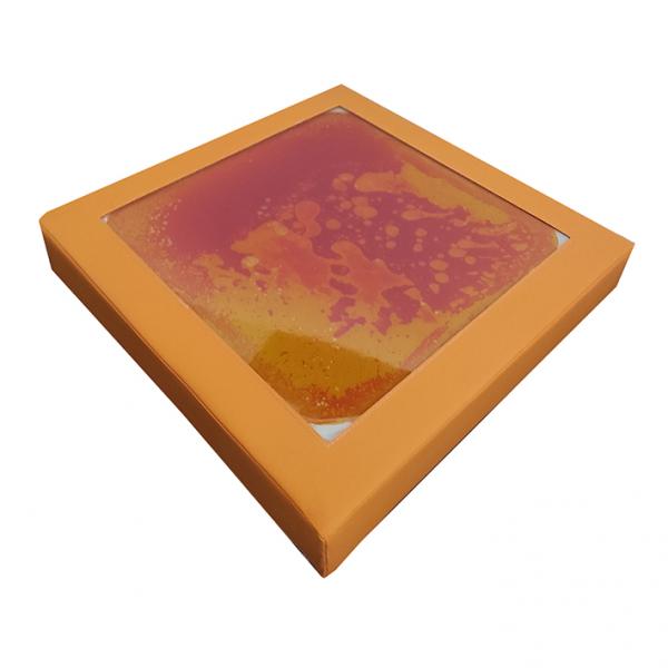 Gelfliese in sensorischem Block - orange