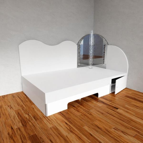 Eckemodul Musikales Wasserbett 120 x 200 x 46 cm