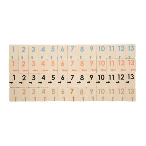 Holzen Rummikub-Spiel- Golden Edition