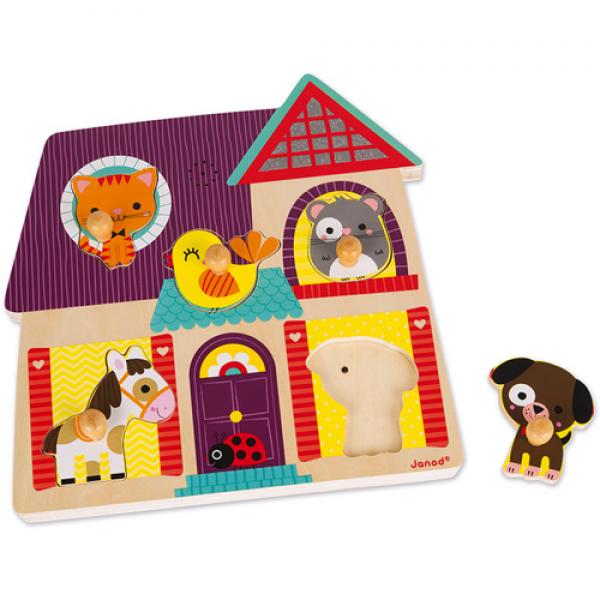 Janod Musikalisches Puzzle- Meine kleinen Freunde