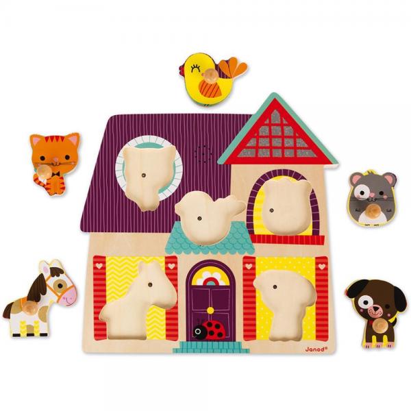 Janod Musikalisches Puzzle- Meine kleinen Freunde