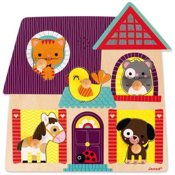 Janod Musikalisches Puzzle- Meine kleinen Freunde
