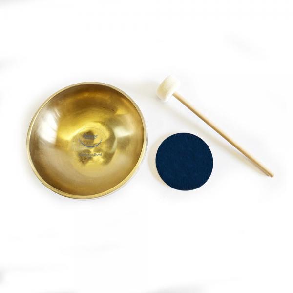 Klangschale 1300g mit Schlägel und Untersetzer