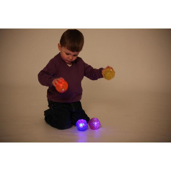 Kleine sensorische Lichtkugeln 4er-Set