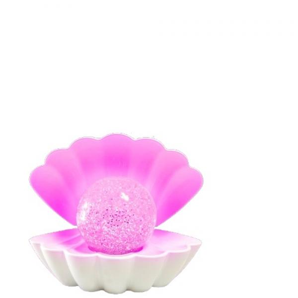 Leuchtende Glitzerperlen-Lampe