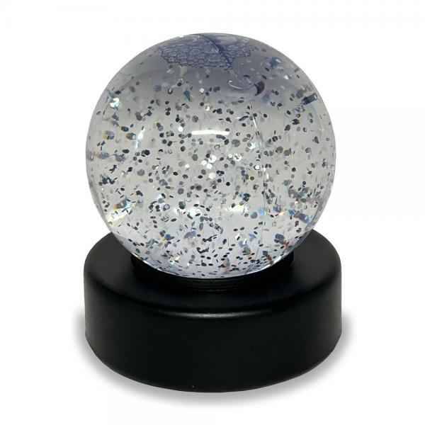 Leuchtende Wassergefülle Glitzerb Ball