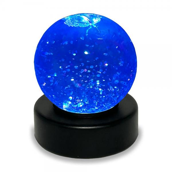 Leuchtende Wassergefülle Glitzerb Ball