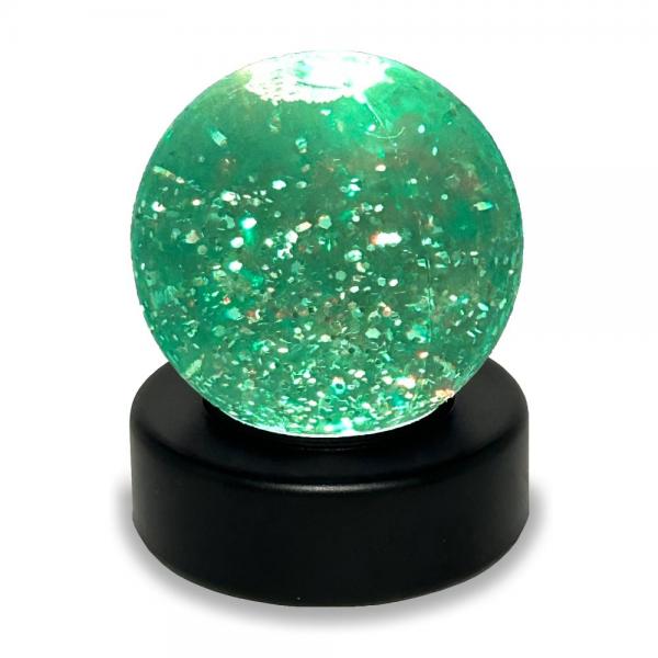 Leuchtende Wassergefülle Glitzerb Ball