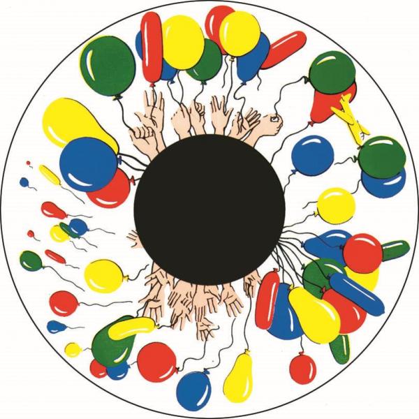 Magnetisches Effektrad - Ballons