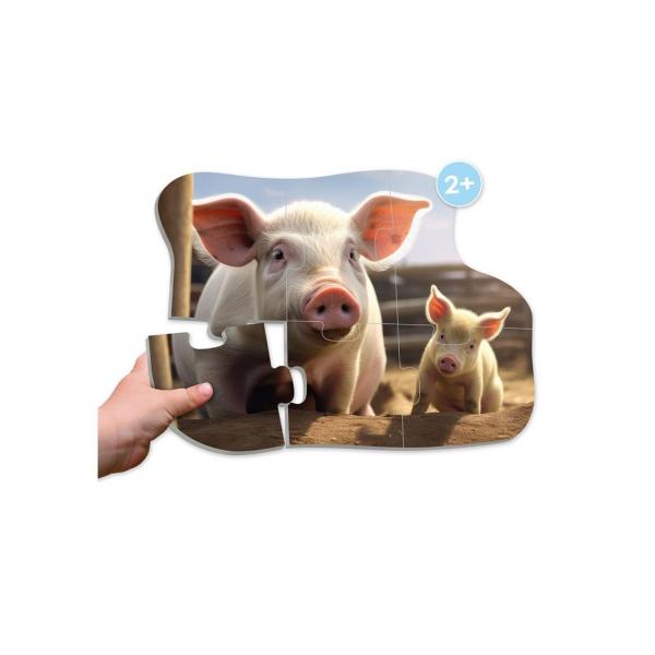Maxi-Puzzles Tiere und ihre Babys