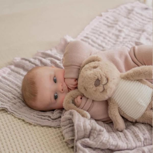 Wiederaufladbares Kuscheltier mit Herzschlag - Milo