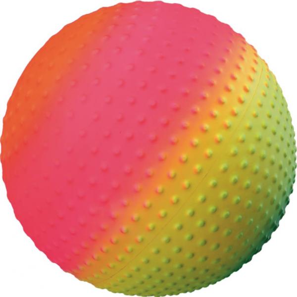 Igelball in Regenbogenfarben