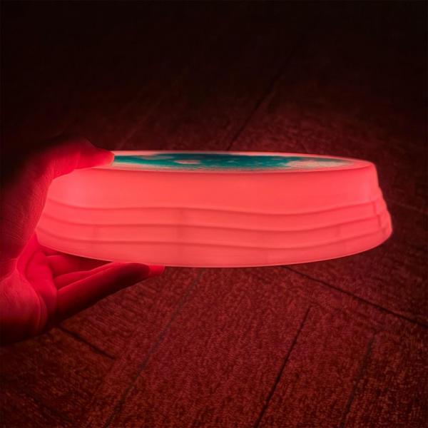 Runde sensorische LED-Balanciersteine mit Flüssigkeit