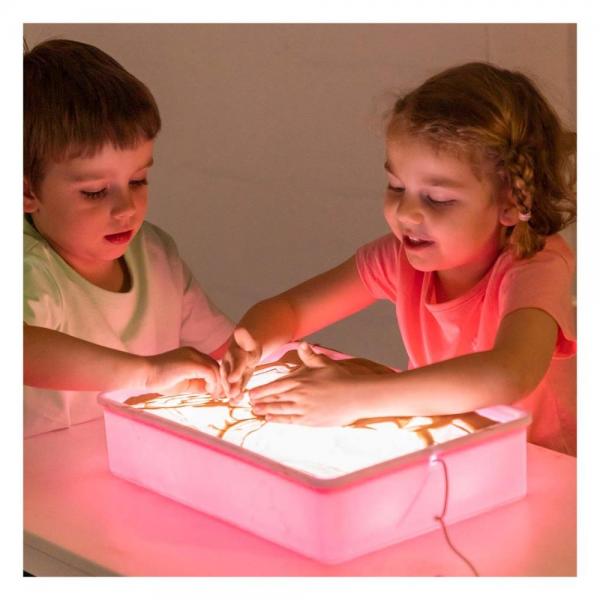 Sensorische LED-Sand- und Spielwanne