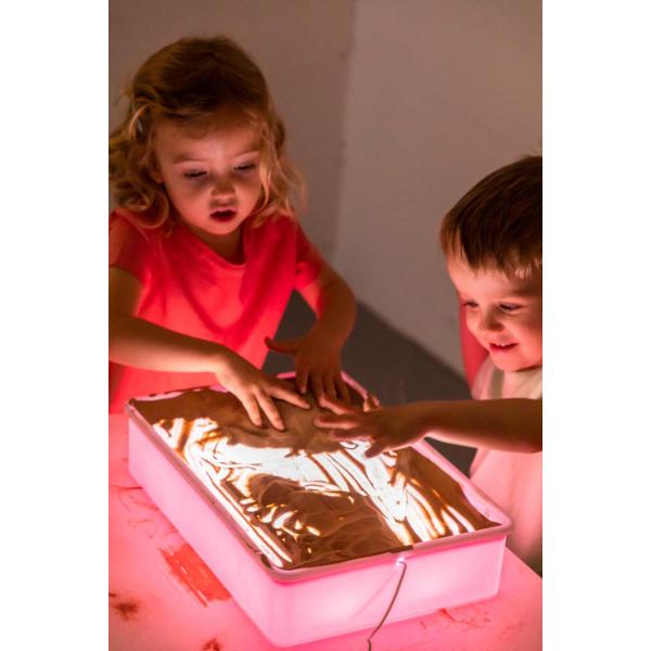 Sensorische LED-Sand- und Spielwanne