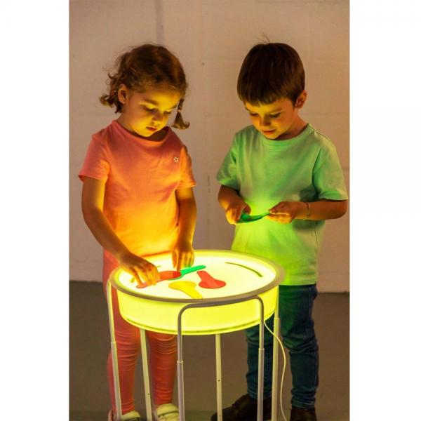 Sensorische Spielwanne mit LED und Ständer