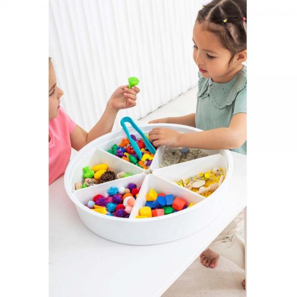 Sensorische Spielwanne mit LED und Ständer
