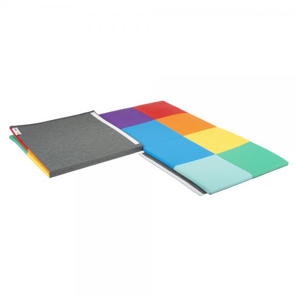 Softplay - Faltbare Spielmatte mit Patchwork-Motiv