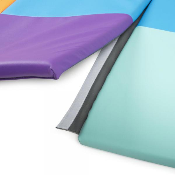 Softplay - Faltbare Spielmatte mit Patchwork-Motiv