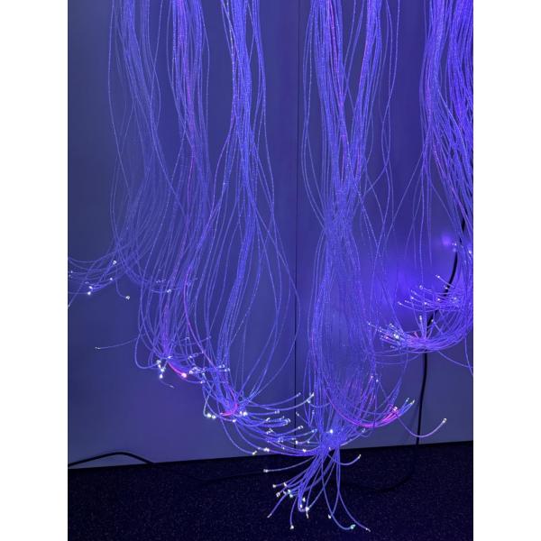 Holzkamm für Faseroptik-Stränge