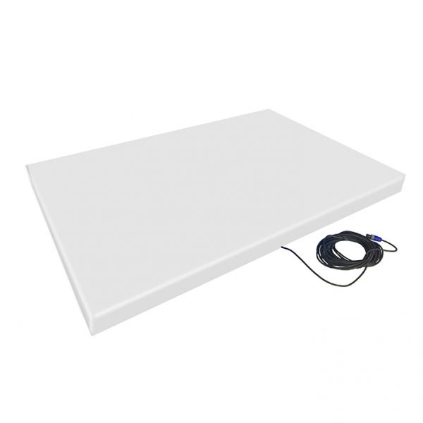 Vibro-akustisch Plattform - PVC Weiß 013