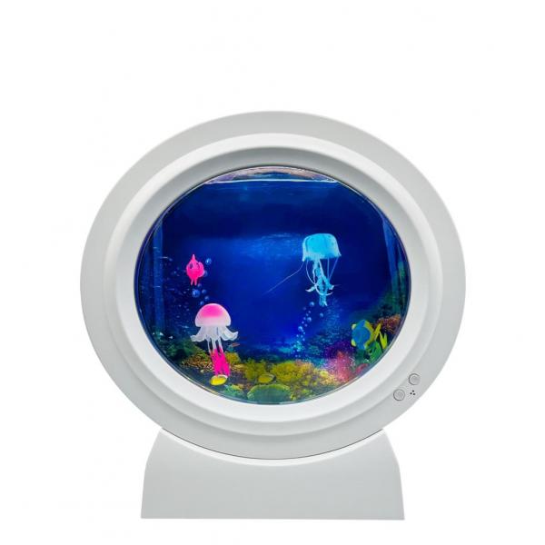 Weißes Quallen-Aquarium – Rund