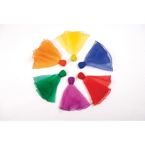 Schwungtücher mit Fühl-Säckchen