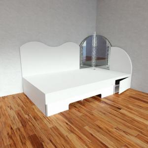 Eckemodul Musikalisches komfort Wasserbett 160x200 cm
