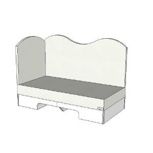 Kleines Eckmodul mit Wasserbett