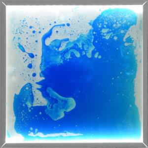 Flüssige Fußboden-Fliese - Blau + Adapter