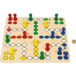 Ludo - Spielbrett aus Holz