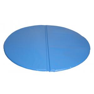 Runde faltbare Bodenmatte - Blau