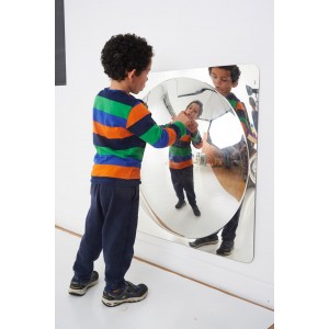 Riesiger Sphären-Acrylspiegel 78 cm