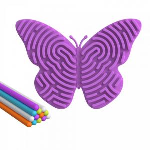 Silikon-Sensorik-Aktivitätenbrett - Schmetterling