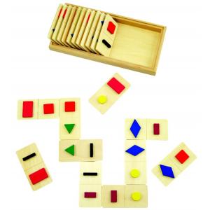 Taktiler Domino - Formen und Farben